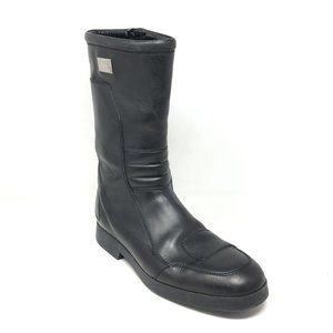 Men's VINTAGE Gucci Zip Up Motorcycle Boots Biker Shoes Size 10 UK/10.5 US Black